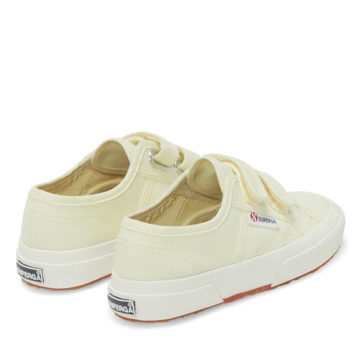 Superga 2750 Jstrap Classic Kinder Grün Lt-f Avorio