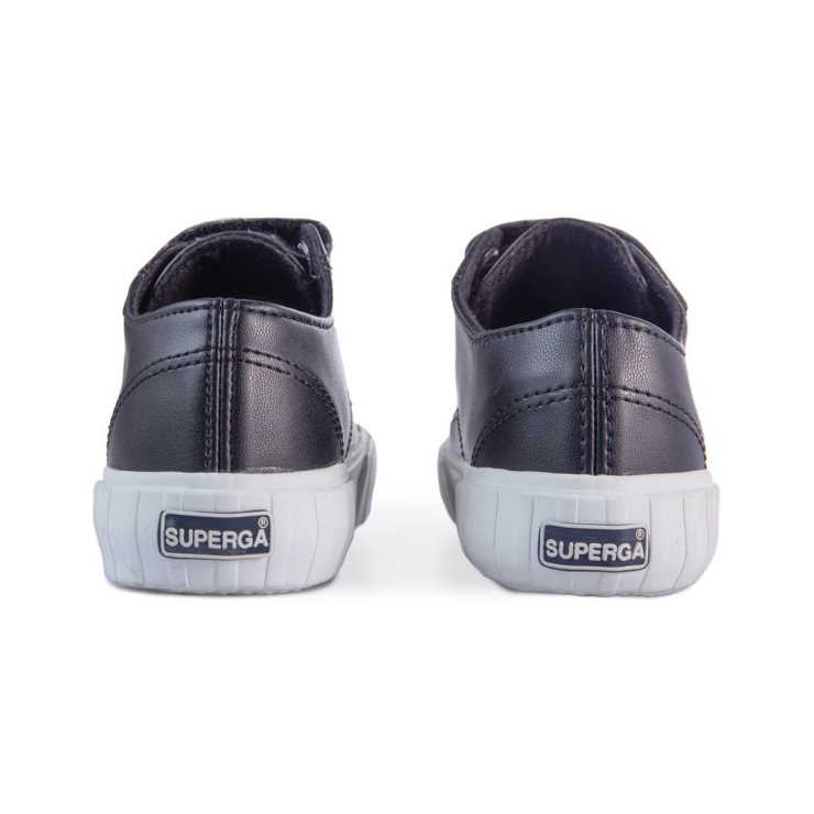 Superga 2980 Kunstleder Schwarz